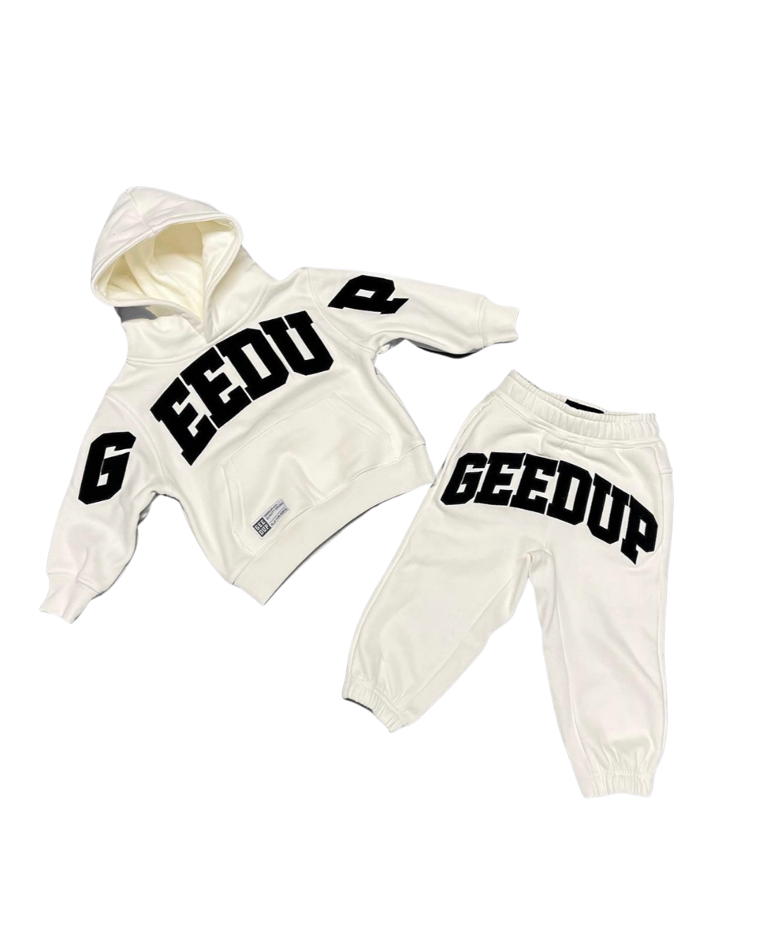 Geedup Team Logo Kids Set “Buttercream/Black” Winter Del. 3/23