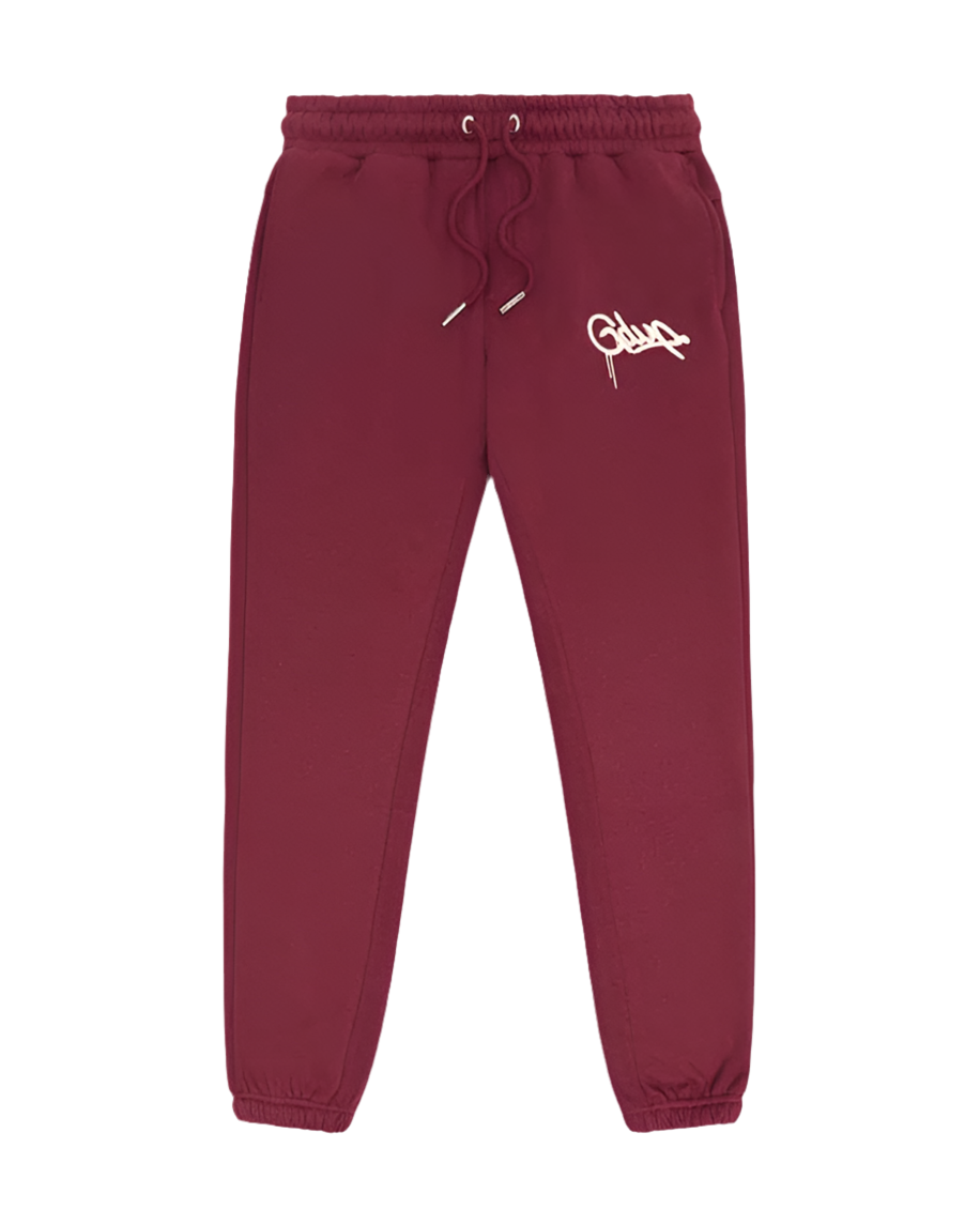 Geedup Handstyle Trackpants “Maroon/Bone”