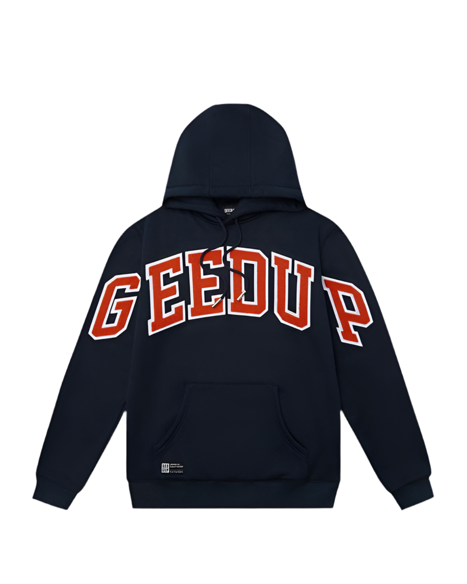 Geedup Team Logo Hoodie “Navy/Burnt Orange” Autumn Del 1/24