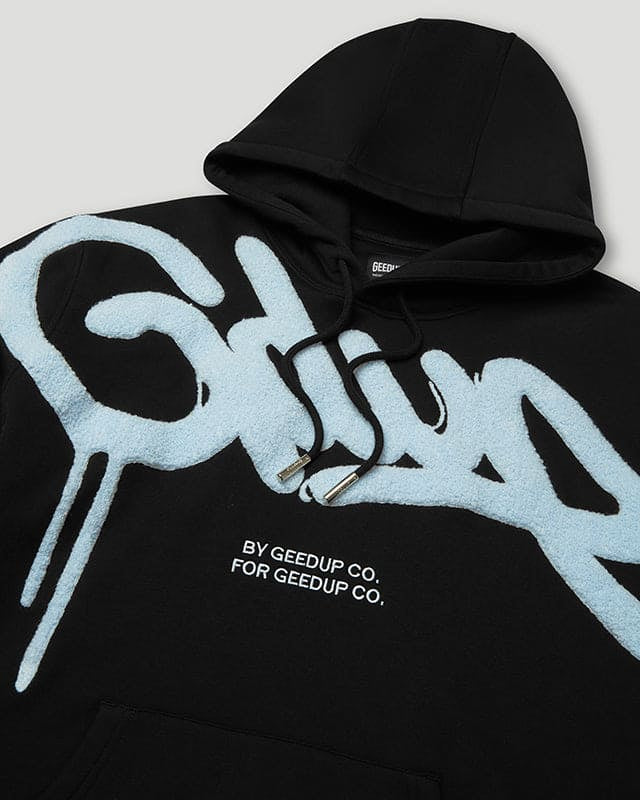 Geedup Handstyle Hoodie "Baby Blue"