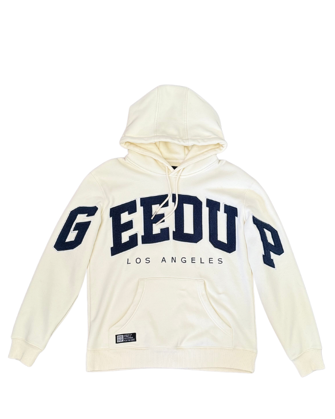 Geedup Team Logo Hoodie “Los Angeles Cream/Navy”