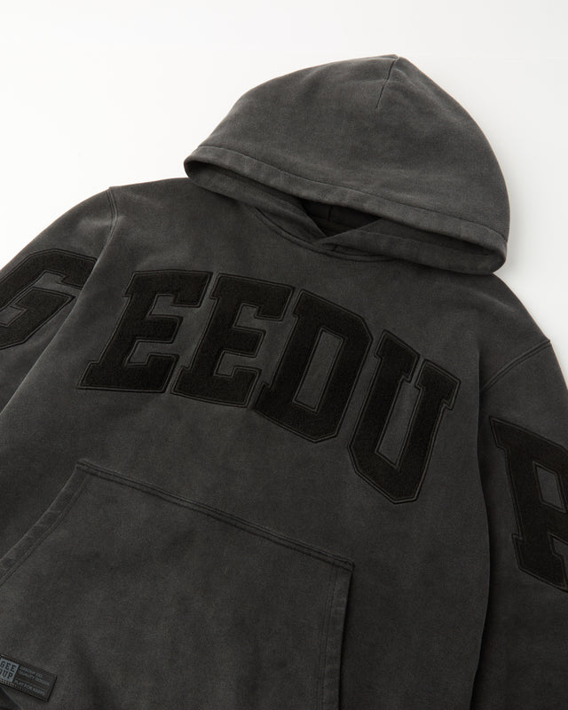 Geedup Team Logo Hoodie “Vintage Washed Black”