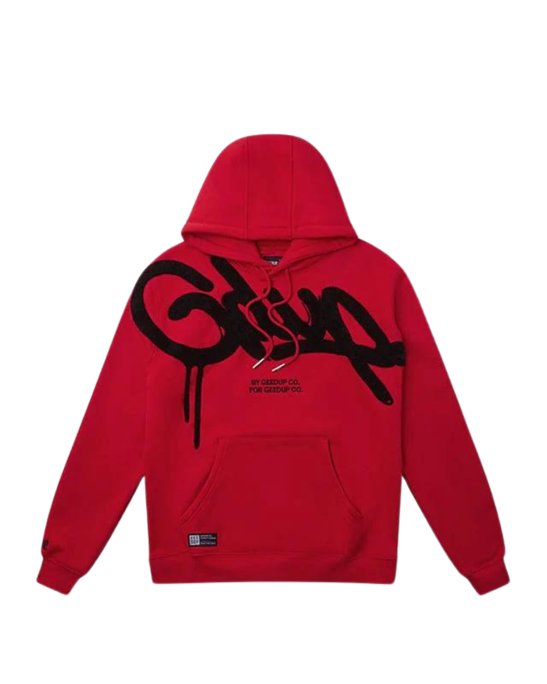 Geedup Handstyle Hoodie “Red/Black”