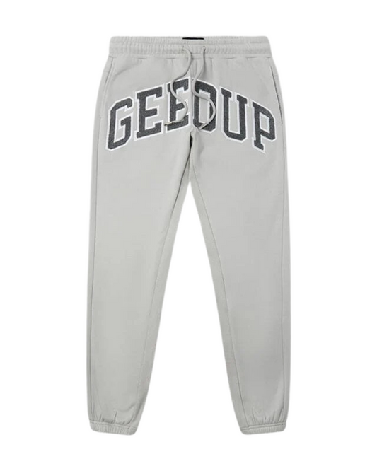 Geedup Team Logo Trackpants "Monotone White" Del. 05/24