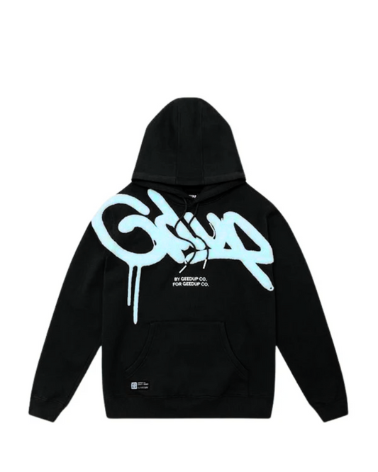 Geedup Handstyle Hoodie "Baby Blue"