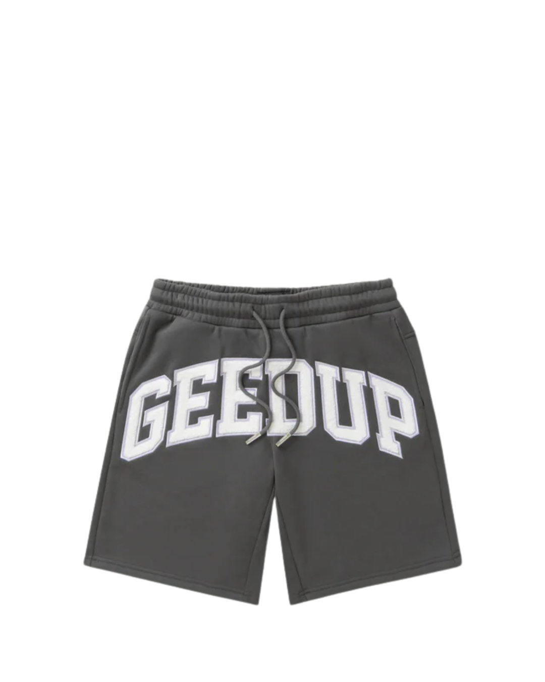 Geedup Team Logo Shorts "Asphalt Grey/White" Spring Del. 3/23