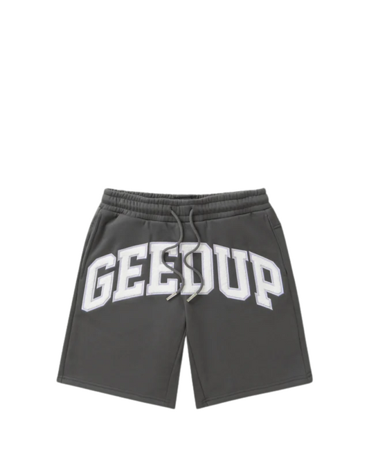 Geedup Team Logo Shorts "Asphalt Grey/White" Spring Del. 3/23