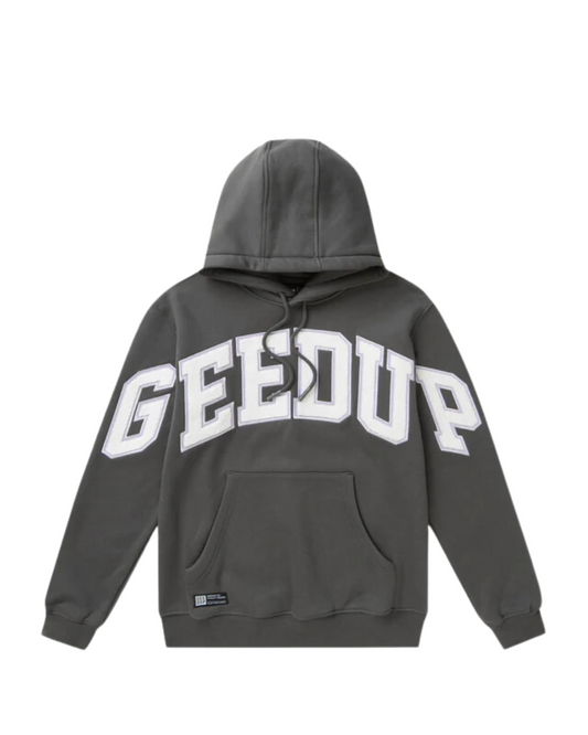 Geedup Team Logo Hoodie "Asphalt Grey/White" Spring Del. 3/23