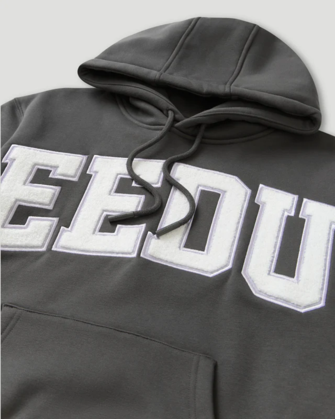 Geedup Team Logo Hoodie "Asphalt Grey/White" Spring Del. 3/23