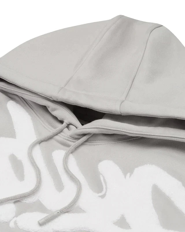 Geedup Handstyle Hoodie "Grey/White"