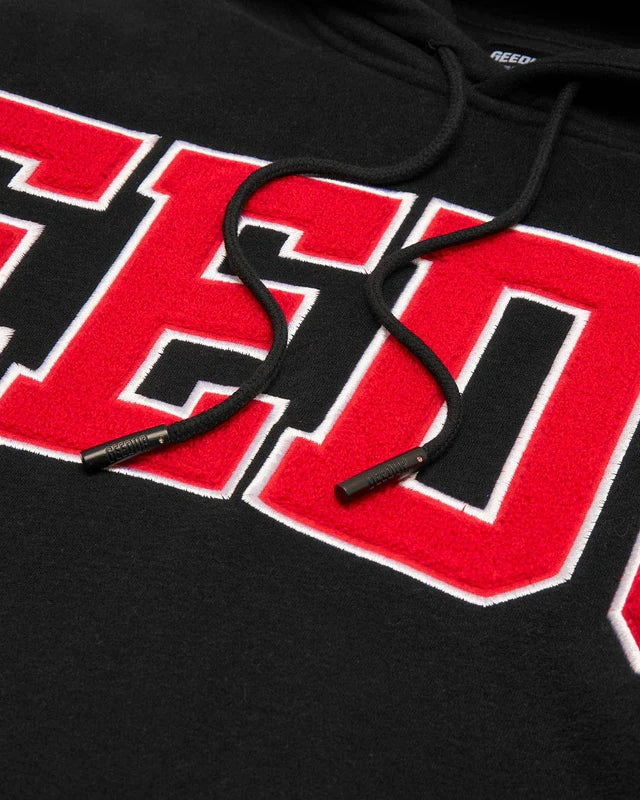 Geedup Team Logo Hoodie "Petrol Black/Red" Winter Del. 1/22