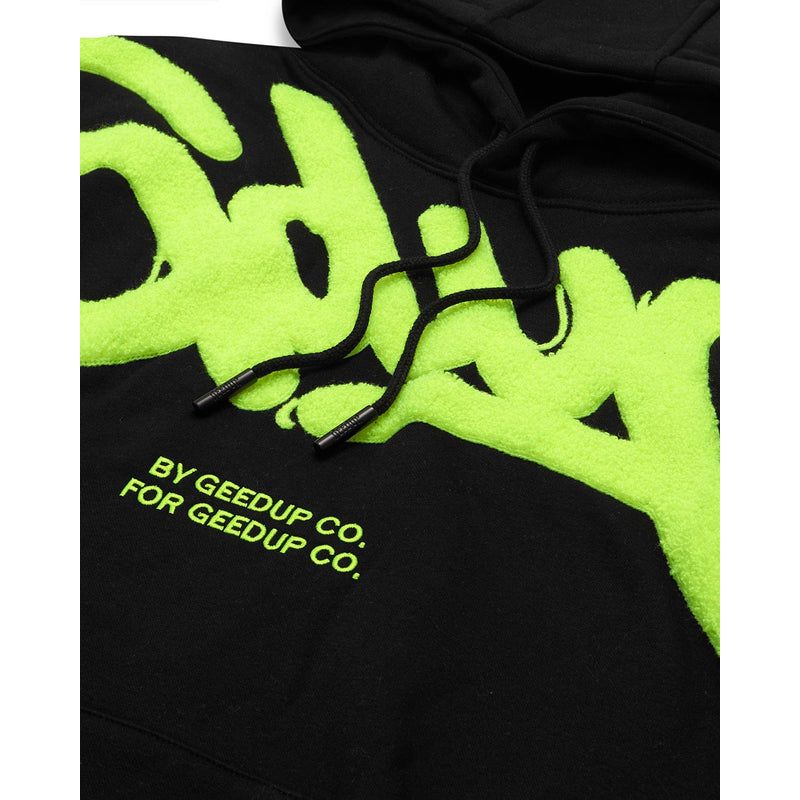 Geedup Handstyle Hoodie “Fluro Yellow”