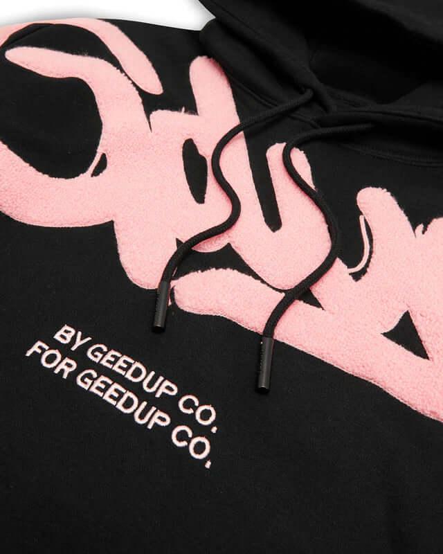 Geedup Handstyle Hoodie "Pink/Black"